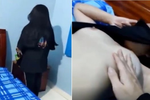 Acordou pra mamar e foder